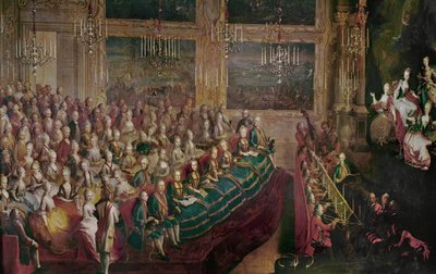 Il Parnasso Confuso Opera Christopha Willibalda Glucka ... (olej na płótnie) autorstwa Johann Franz Greipel