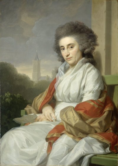 Portret Kornelii Rijdenius, żony Johannesa Lublinka II autorstwa Johann Friedrich August Tischbein