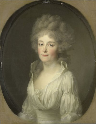 Portret Johanny Ferdinandy van Collen, żony Salomona Rendorpa autorstwa Johann Friedrich August Tischbein