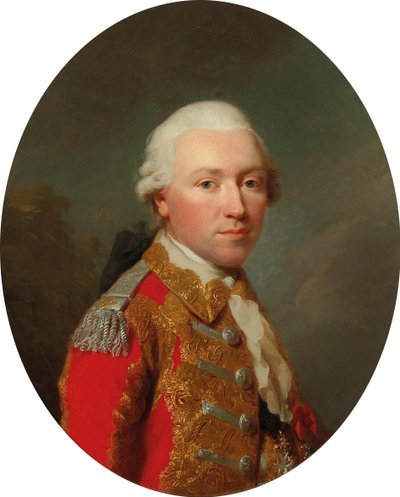 Portret Louis-Francois, markiz Chambray 1737-1807, 1776. autorstwa Johann Friedrich August Tischbein