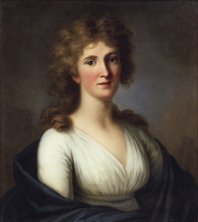 Portret Sary Anny von Miltitz 1774-1819 autorstwa Johann Friedrich August Tischbein