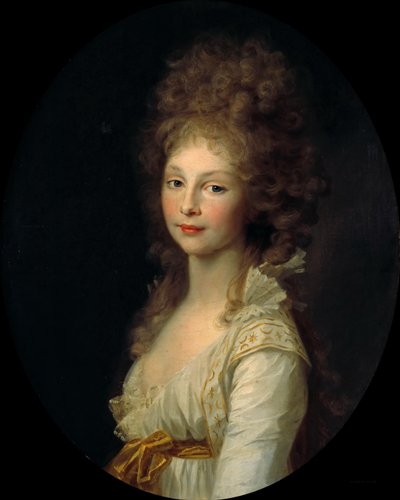 Księżniczka Fryderyka Charlotte z Prus 1767-1820, 1797-1798. autorstwa Johann Friedrich August Tischbein