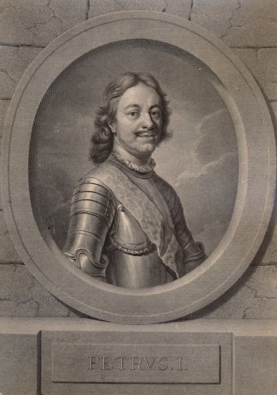 Piotr Wielki, car Rosji, XVIII wiek 1894 autorstwa Johann Friedrich Bause