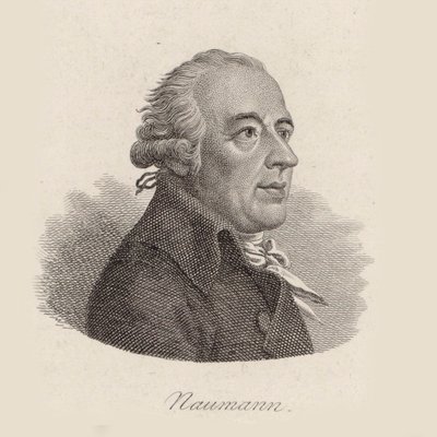 Portret kompozytora Johanna Gottlieba Naumanna 1741-1801. autorstwa Johann Friedrich Bolt