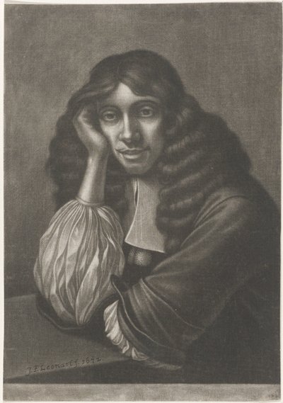 Portret Las Śmiech Brązowy autorstwa Johann Friedrich Leonard