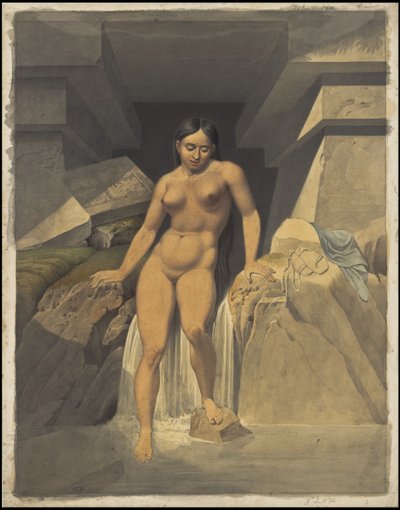 Kolekcja oryginalnych dzieł Waldecka przedstawiających Mezoamerykę, pudełko 15 z 22 autorstwa Johann Friedrich Maximilian von Waldeck