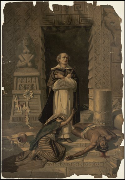 Kolekcja oryginalnych dzieł sztuki Waldecka z Mezoameryki, pudełko 22 z 22 autorstwa Johann Friedrich Maximilian von Waldeck