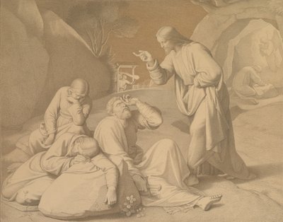 Chrystus w Ogrodzie Getsemani, 1848. autorstwa Johann Friedrich Overbeck