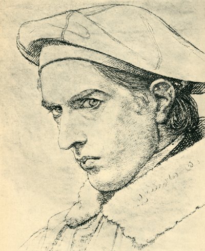 Johann Friedrich Overbeck, ok. 1844, 1943. autorstwa Johann Friedrich Overbeck