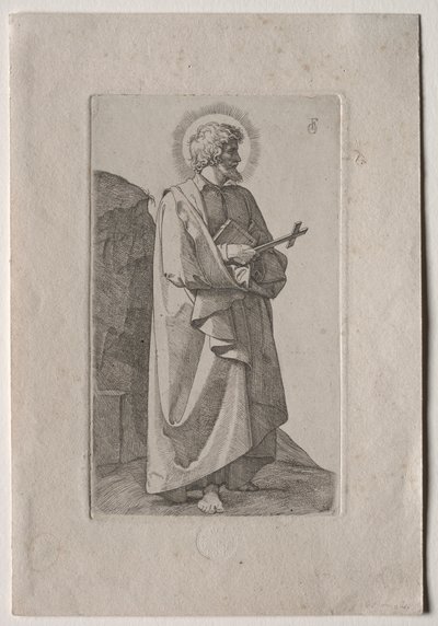 Św. Filip Neri, 1826. autorstwa Johann Friedrich Overbeck