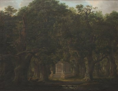 Pomnik w lesie dębowym autorstwa Johann Friedrich Weitsch