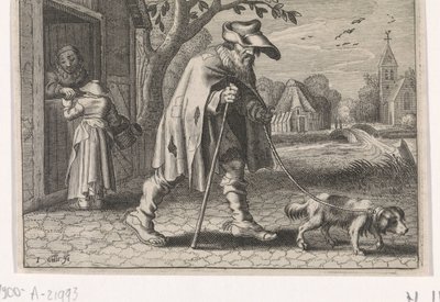 Ślepy w miłości autorstwa Johann Gelle