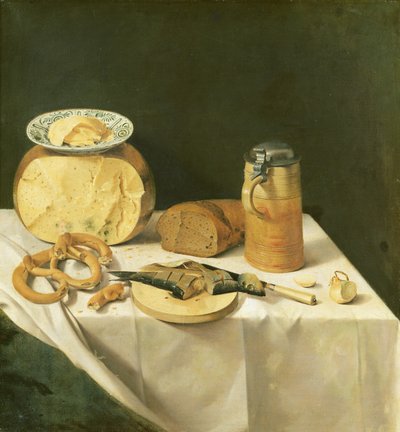 Pusryčiai Natiurmortas poli autorstwa Johann Georg Hinz