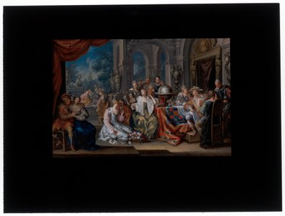 Alegoria pięciu zmysłów autorstwa Johann Georg Platzer