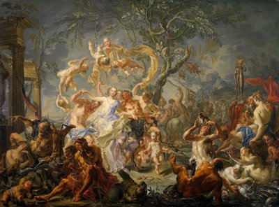 Alegoria złych rządów, 1720-61. autorstwa Johann Georg Platzer