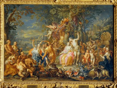 Bachus i Ariadna ... autorstwa Johann Georg Platzer