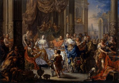 Święto Kleopatry autorstwa Johann Georg Platzer