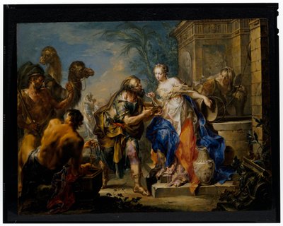 Eliziera i Rebeki autorstwa Johann Georg Platzer