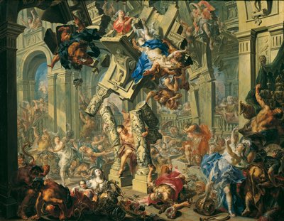 Samsons Rache autorstwa Johann Georg Platzer
