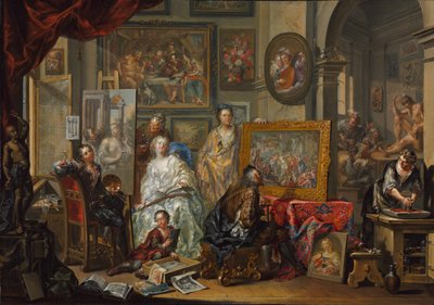 Pracownia Artysty autorstwa Johann Georg Platzer