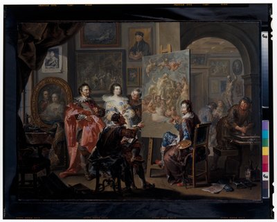 Pracownia malarza autorstwa Johann Georg Platzer