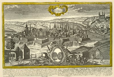 Würzburg, ok. 1740. autorstwa Johann Georg Ringlin