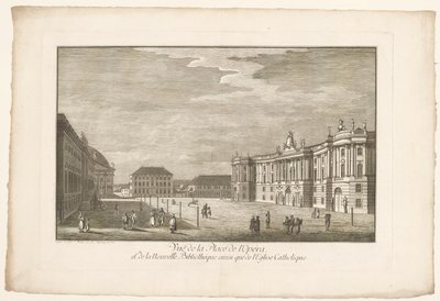 Widok na Bebelplatz w Berlinie z Alte Bibliothek i Starym Pałacem i Sint-Hedwigskathedraal Widok na Place de l