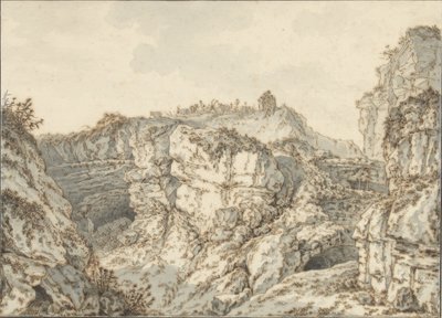 Rockowa impreza na Montmartre autorstwa Johann Georg Wille