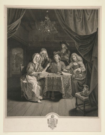 Koncert rodzinny autorstwa Johann Georg Wille