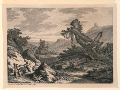 Piknik autorstwa Johann Georg Wille