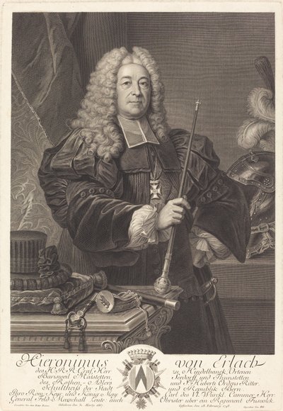 Jan z Erlacha autorstwa Johann Georg Wille after Carlo Francesco Rusca, Cavalier