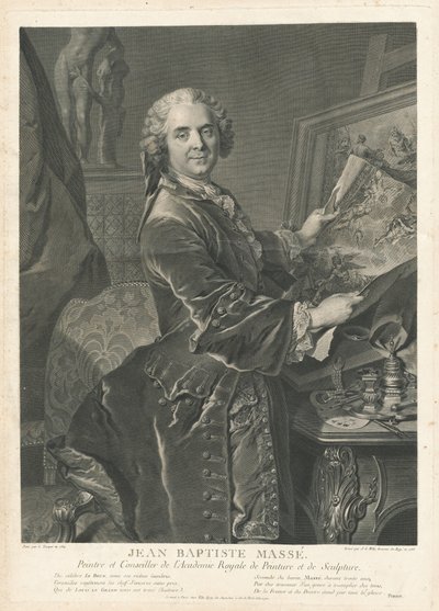 Msza Jana Baptysty autorstwa Johann Georg Wille after Louis Tocqué