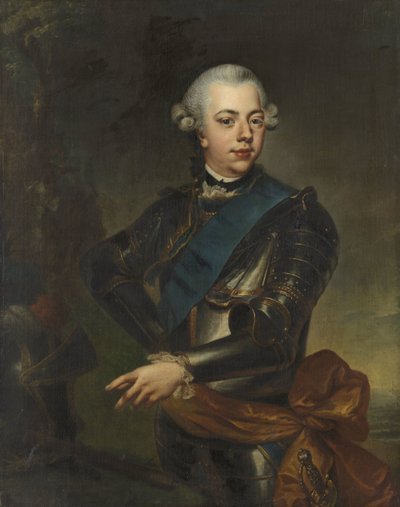 Wilhelm V (1748-1806), książę Orański-Nassau autorstwa Johann Georg Ziesenis