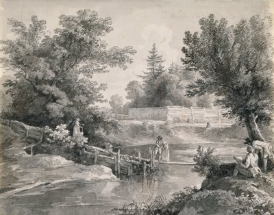 Na Hirschanger w Ogrodzie Angielskim autorstwa Johann Georg von Dillis