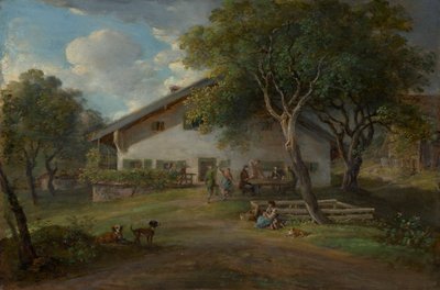 Dom rodzinny artysty w Gmain autorstwa Johann Georg von Dillis