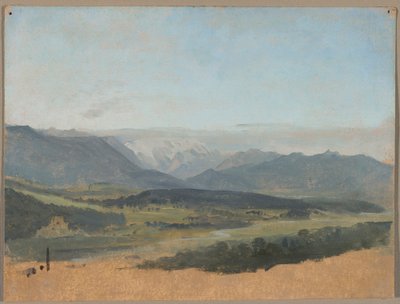 Górna część doliny Loisach autorstwa Johann Georg von Dillis