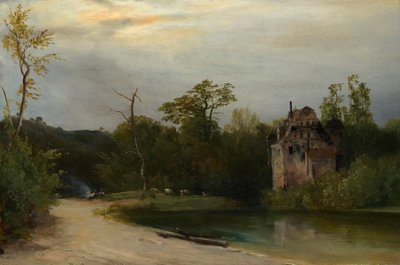 Parkland wczesnym rankiem autorstwa Johann Georg von Dillis