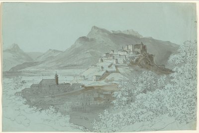 Widok na Salzburg autorstwa Johann Georg von Dillis