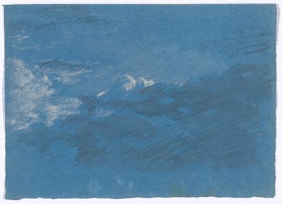 Wolkenstudie autorstwa Johann Georg von Dillis