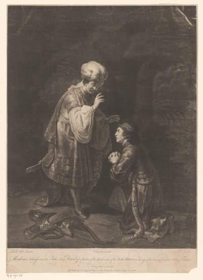 Zadośćuczynienie Dawida i Absaloma autorstwa Johann Gottfried Haid