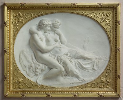 Bachus pocieszający Ariadnę, 1793 (marmur) autorstwa Johann Gottfried Schadow