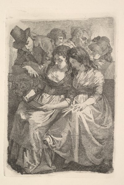 Schadow i jego rodzina, 1925. autorstwa Johann Gottfried Schadow