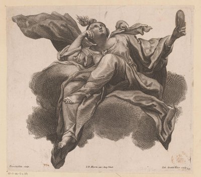 Prudentia z lustrem w dłoni autorstwa Johann Gottfried Thelott