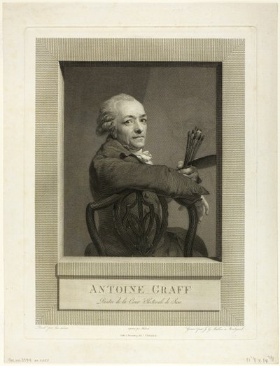 Anton Graff autorstwa Johann Gotthard von Muller