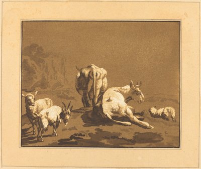 Krowy autorstwa Johann Gottlieb Prestel after Joseph Wagner