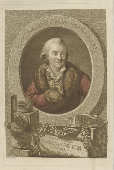 Portret Johanna Friedricha Reinecke 1745-1787, 1788. autorstwa Johann Gottlob Seyffert