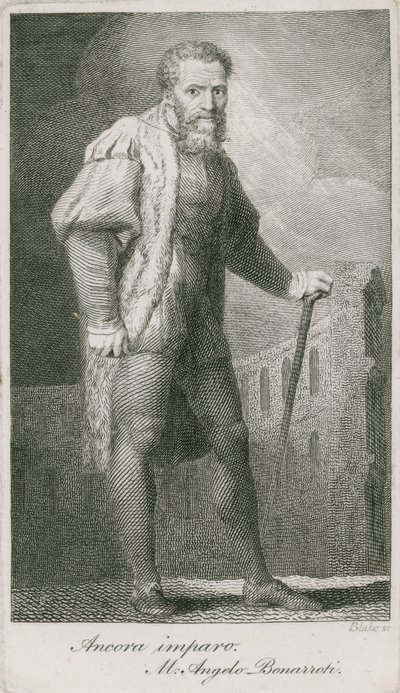 Michał Anioł Buonarroti autorstwa Johann Heinrich Füssli