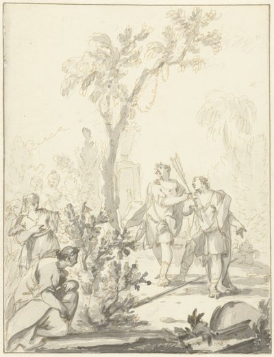 Alegoryczna reprezentacja autorstwa Johann Heinrich Keller (II)