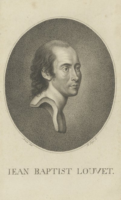 Jean-Baptiste Louvet de Couvray 1760-1797, lata 1790. autorstwa Johann Heinrich Lips