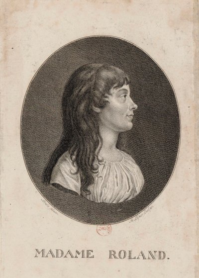 Madame Roland: Bréa pinx; H. Lips sculps. autorstwa Johann Heinrich Lips